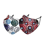 Nirvana Range Anti Pollution Mask for Kids & Adults Pack of 2-Bright Shields and Gaurdians