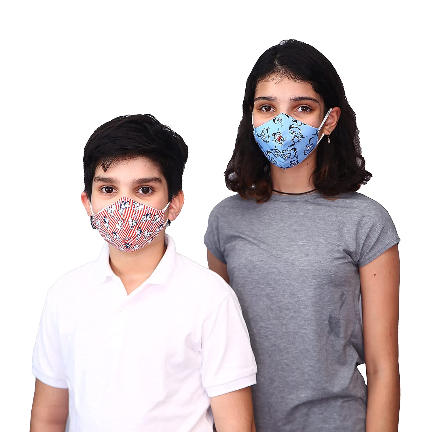 Nirvana Range Anti Pollution Mask for Kids & Adults Pack of 2-Genie and 101 Dalmatians