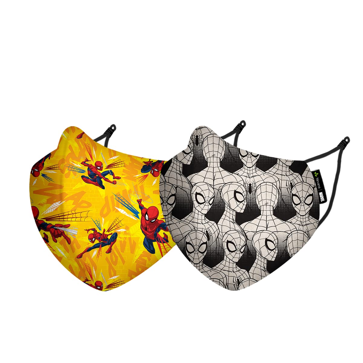 Nirvana Range Anti Pollution Mask for Kids & Adults Pack of 2-Peter Tingle and Zap