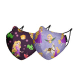 Nirvana Range Anti Pollution Mask for Kids & Adults Pack of 2-Tangled and Rapunzel