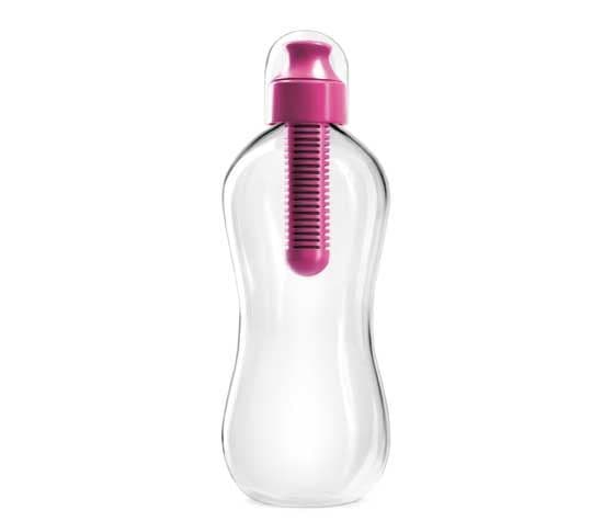 Bobble Magenta Clear Cap 550ml Water Bottle