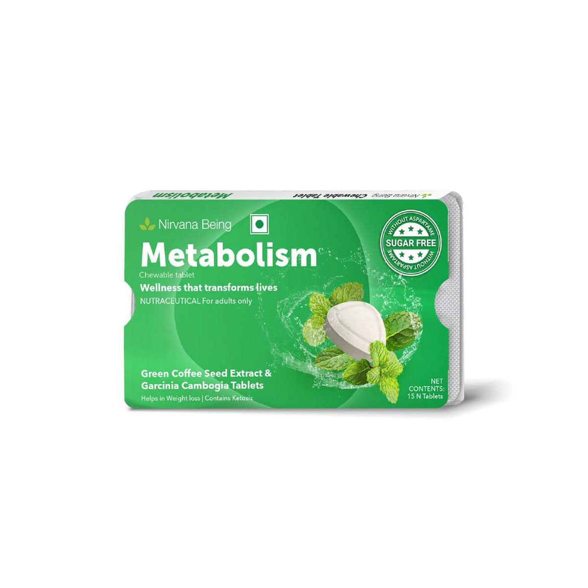 Metabolism Sugar Free Health Supplement Chewable Tablet for Weight