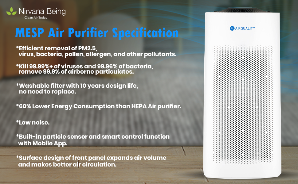Airgle AG600 PurePal Room Air Purifier at Best Deal Nirvana Being