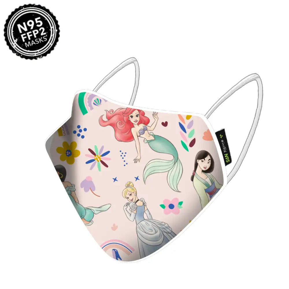 Airific N95 - FFP2 | Disney Washable & Reusable - Anti Pollution Mask - Pink Princess Mask