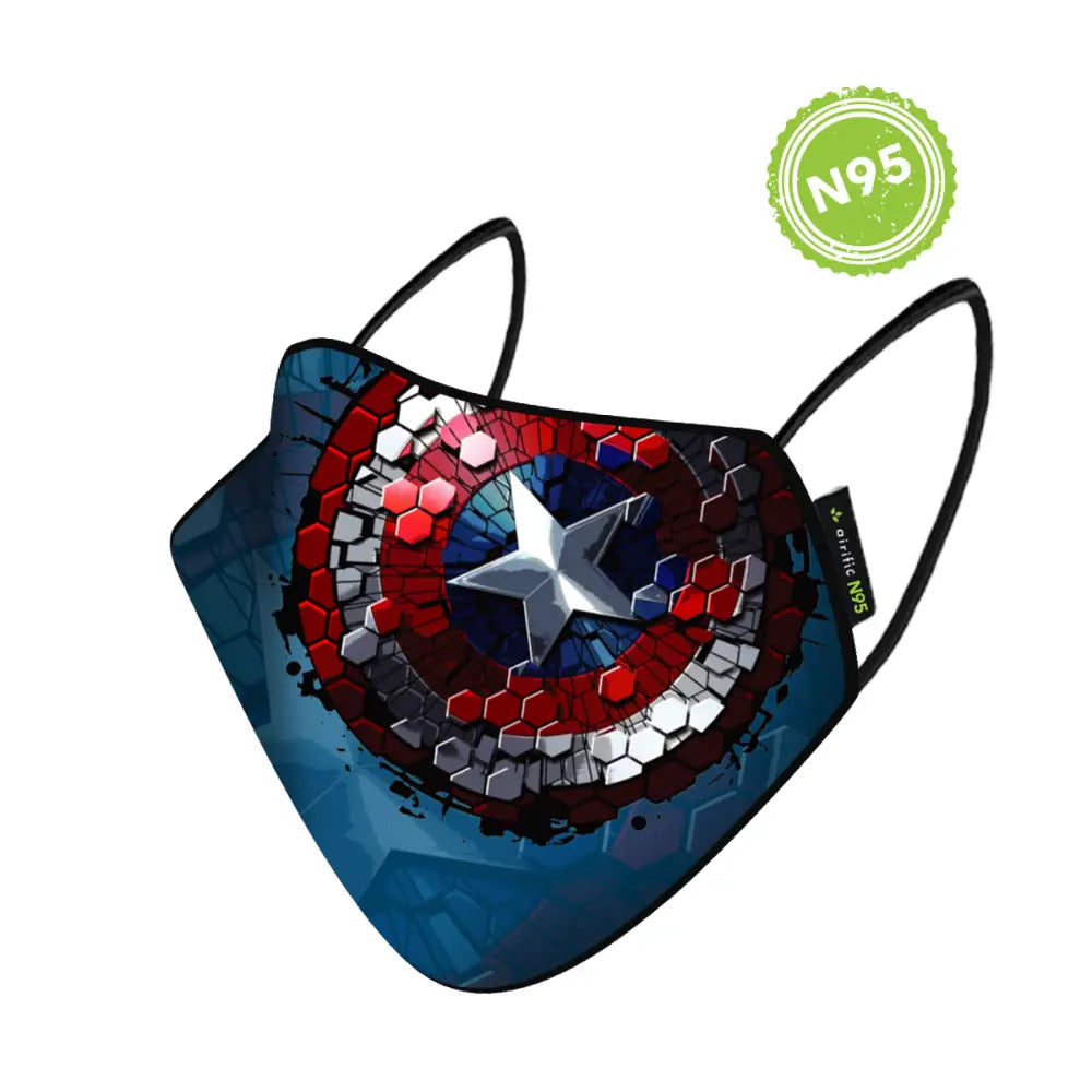 Anti Pollution Mask-Captain America Shield