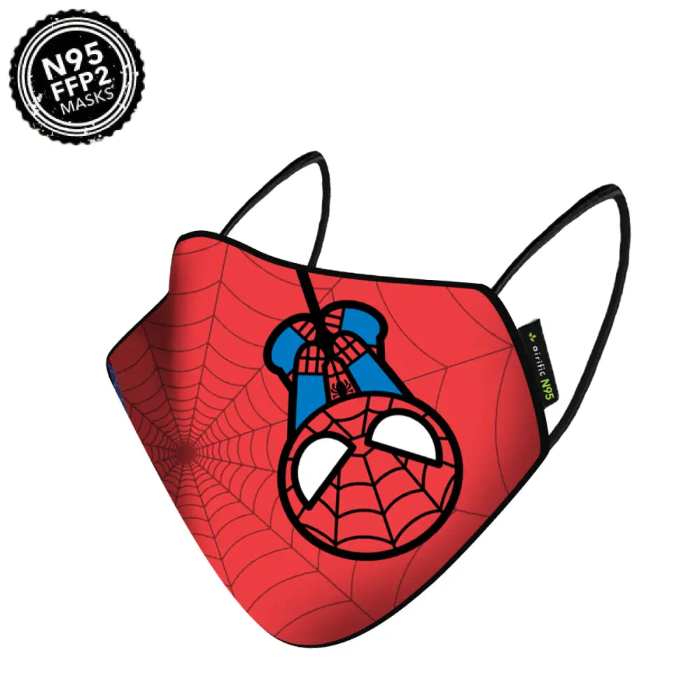 Airific N95 - FFP2 | Marvel Washable & Reusable - Anti Pollution Mask - Mini Spiderman Mask