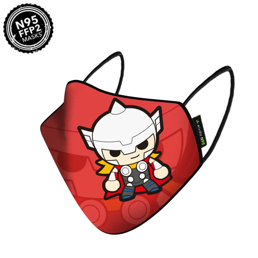 Airific N95 - FFP2 | Marvel Washable & Reusable - Anti Pollution Mask - Mini Thor Mask
