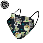 Airific N95 - FFP2 | Star Wars Washable & Reusable - Anti Pollution Mask -Mini Yoda Mask