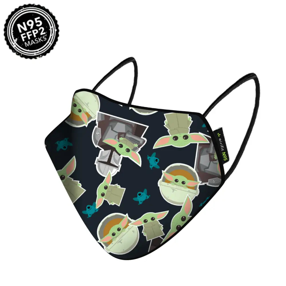 Airific N95 - FFP2 | Star Wars Washable & Reusable - Anti Pollution Mask -Mini Yoda Mask