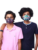 Nirvana Disney N95 - FFP2 Anti Pollution Mask for Kids & Adults Pack of 2-Captain America Badge and The Avengers