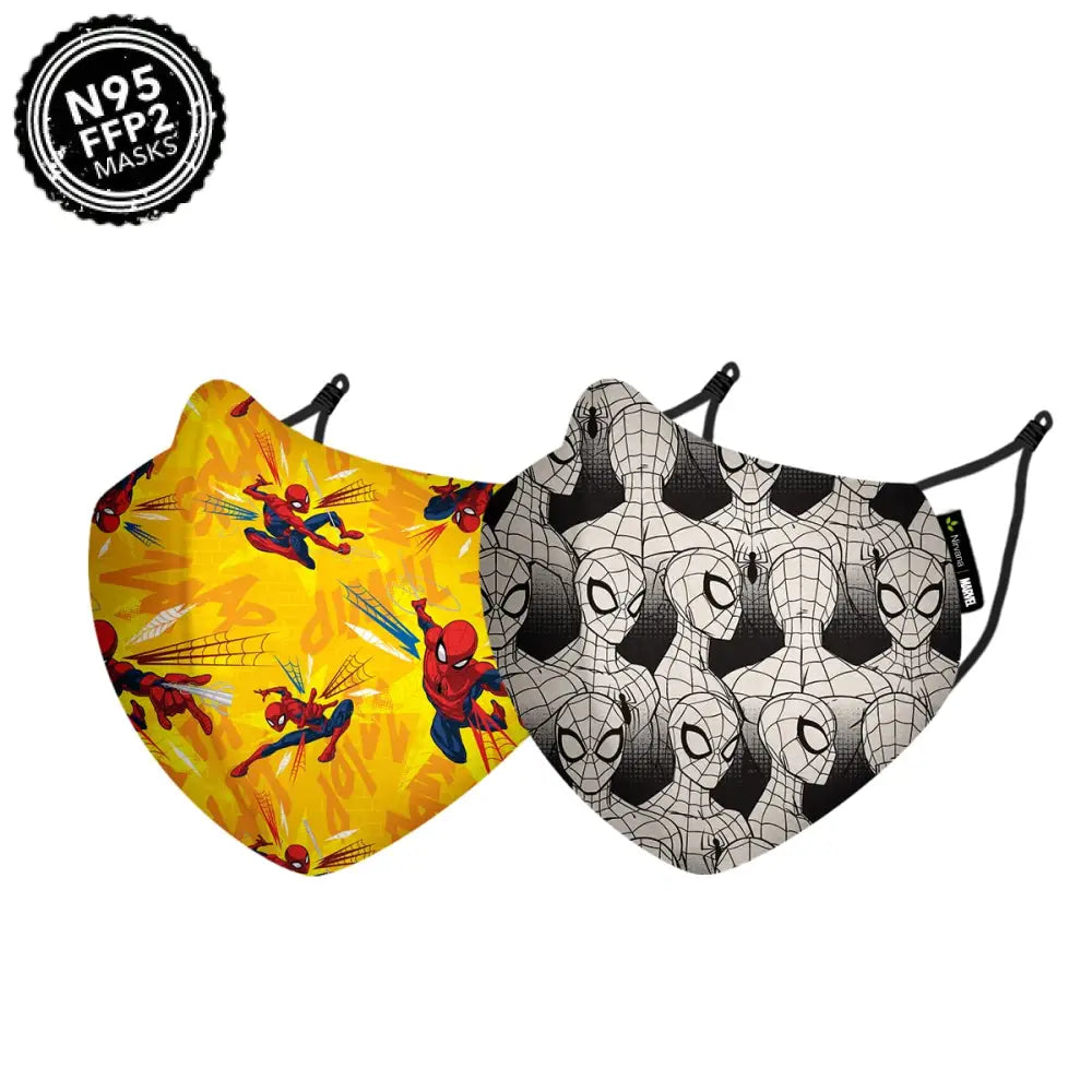 Nirvana Disney N95 - FFP2 Anti Pollution Mask for Kids & Adults Pack of 2-Peter Tingle and Zap