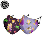 Nirvana Disney N95 - FFP2 Anti Pollution Mask for Kids & Adults Pack of 2-Tangled and Rapunzel