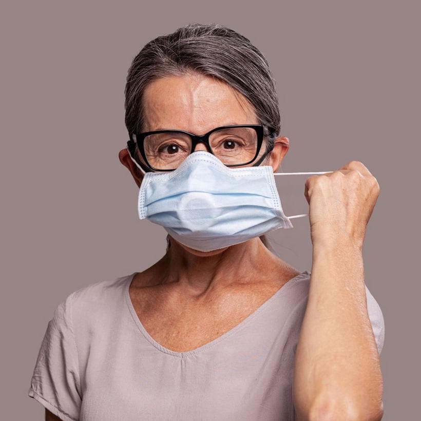 O2 Curve Adapter for Surgical Mask