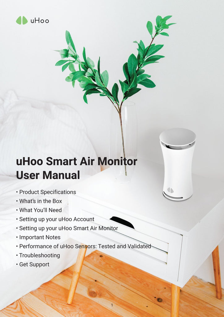 uHoo Indoor Air Quality Sensor | Indoor Air Quality Monitor