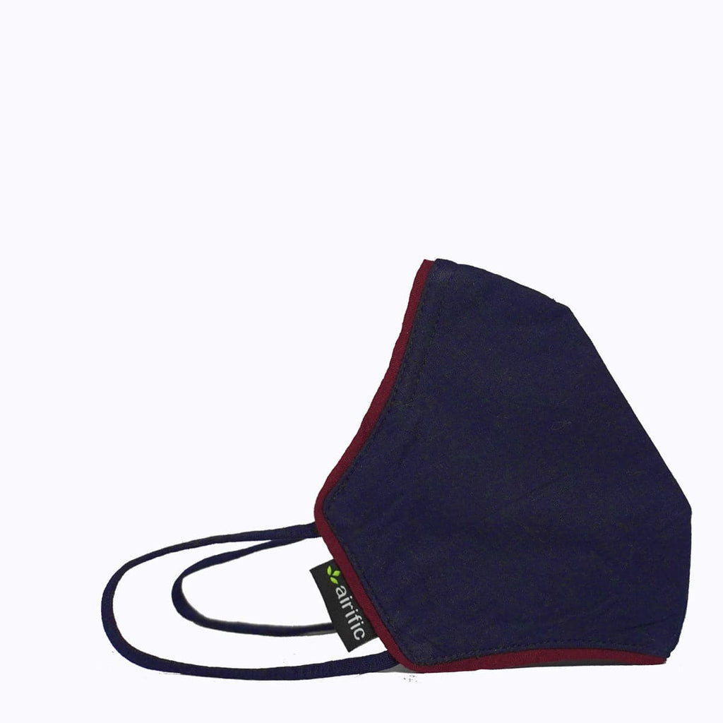 Airific 2.0 Washable and Reusable Mask | Anti Pollution Mask-Navy