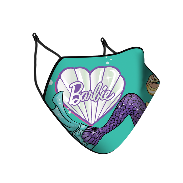 Airific Barbie Washable and Reusable Mask | Anti Pollution Mask-Mermaid