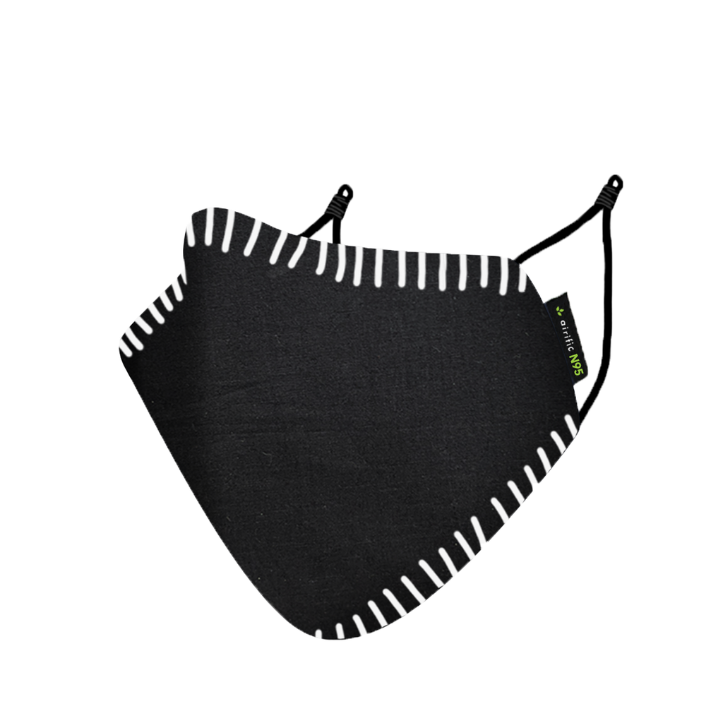 Airific 2.0 Washable and Reusable Mask | Anti Pollution Mask-Carbon Black