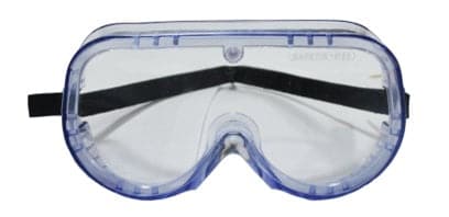gas resistant goggles