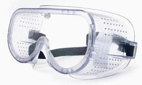 gas resistant goggles