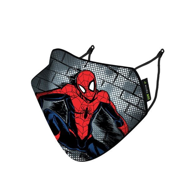 Airific Marvel Washable and Reusable Mask | Anti Pollution Mask-Spiderman Brick Wall