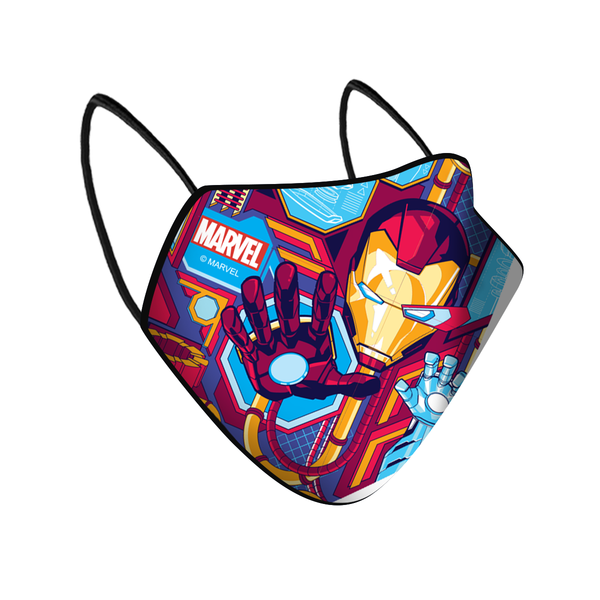 Airific Marvel Washable and Reusable Mask | Anti Pollution Mask-Ironman Grid