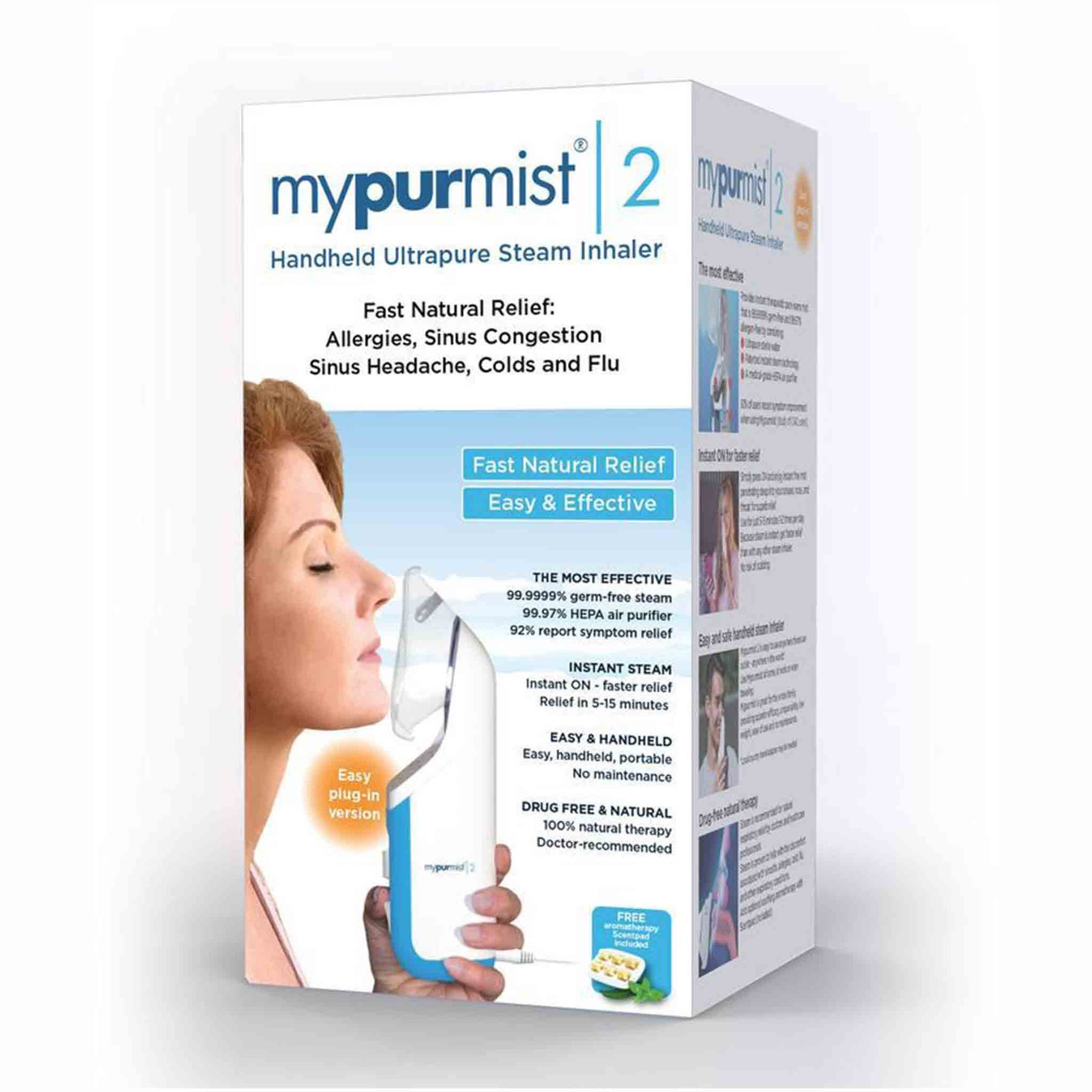 Ultrapure Handheld Personal Steam Inhaler 