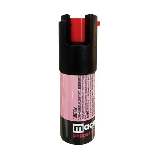 Mace Pepper Spray Twist Lock Self Defense Pepper Spray | Shoots Pepper Spray Up to 10ft Range | Protection & Safety Pepper Spray for Men & Women (Pink)