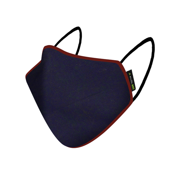Airific 2.0 Washable and Reusable Mask | Anti Pollution Mask-Navy